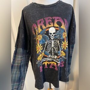 Stitch & Pine Long Sleeve Plaid Medium Women’s